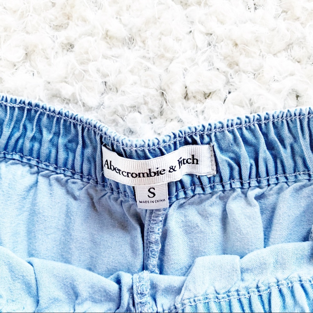 Abercrombie & Fitch Chambray Drawstring Shorts - image 4